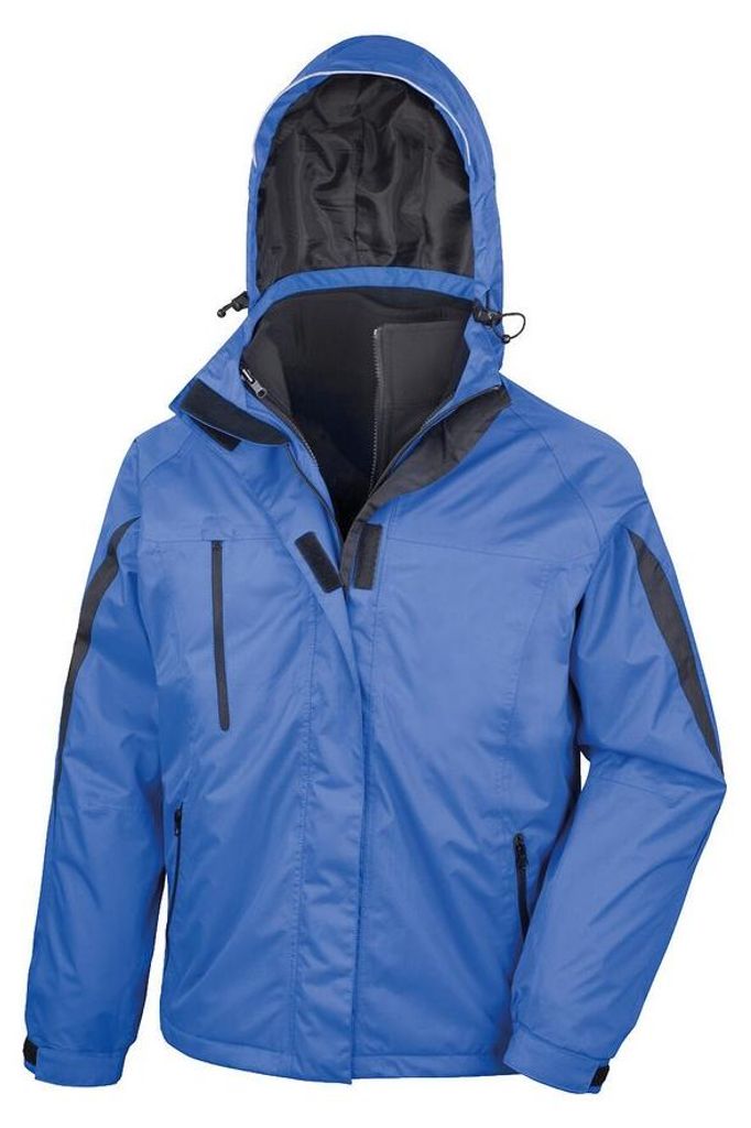 Result - "Journey" Jacke 3 in 1 für Herren FK2531 (3XL) (Königsblau/Schwarz)