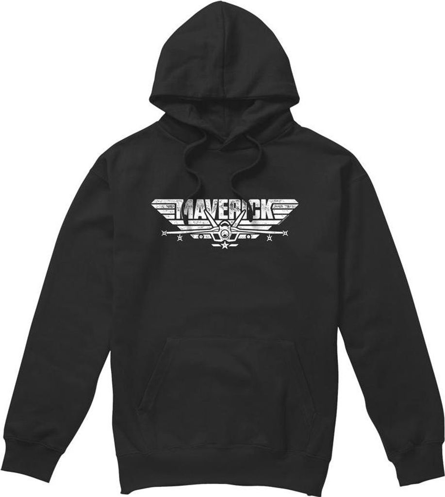Top Gun - "Maverick" Kapuzenpullover für Herren TV8958 (L) (Schwarz)