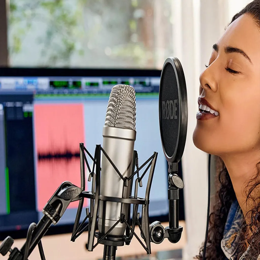 Rode NT1 5th Generation microphone argent avec un bras articulé K&M - 7