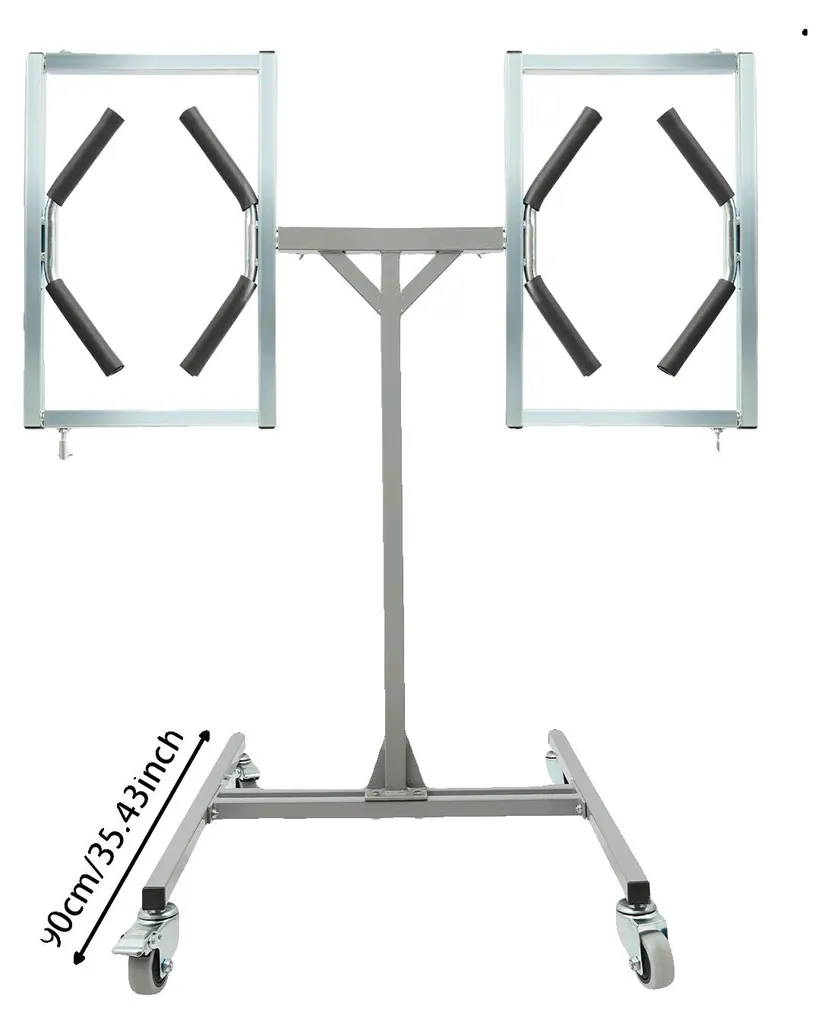 Support de réparation vélo stable, blanc, rotatif - Plus de dos cassé