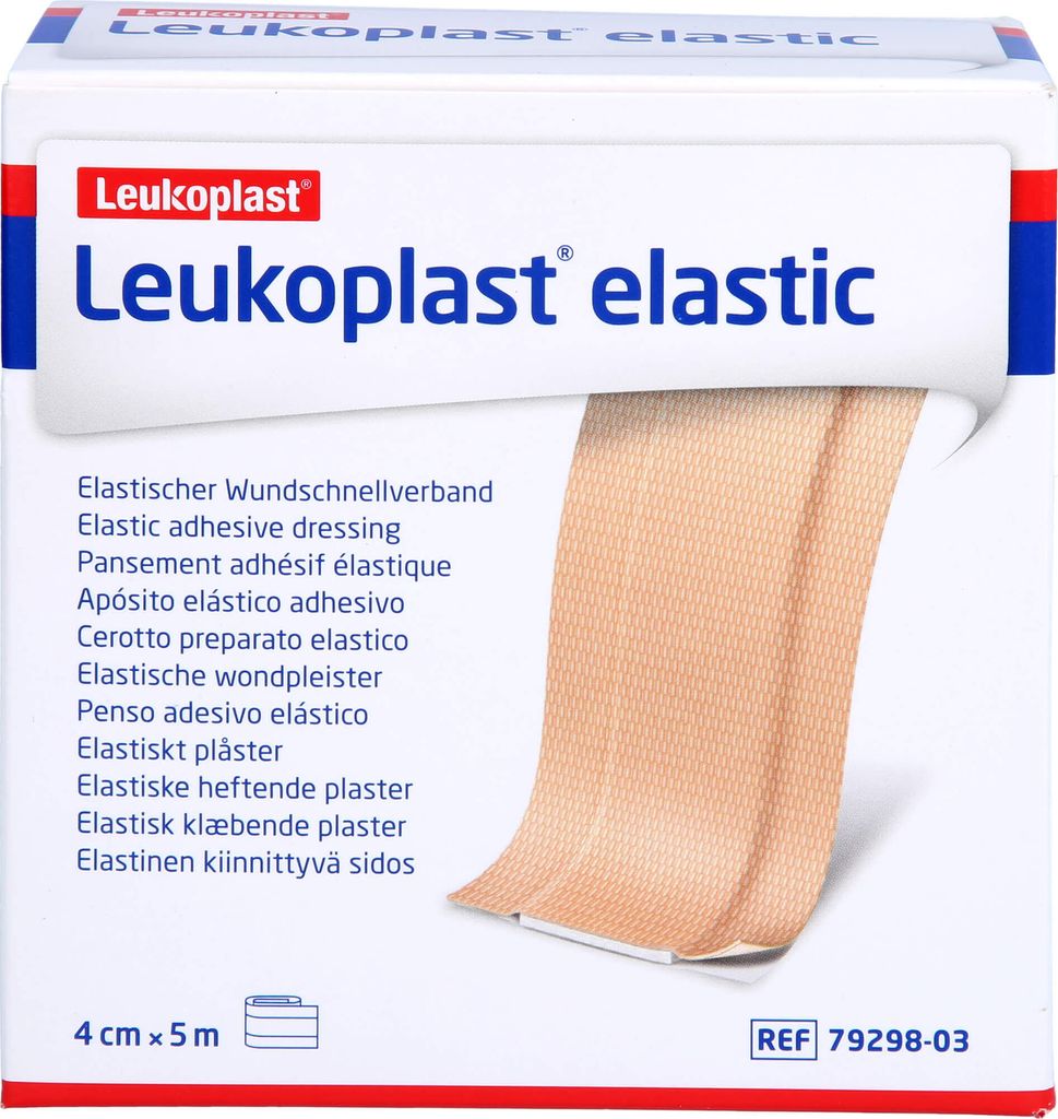 Leukoplast Elastic Pflaster 4 cm x 5 m Rolle, 1 St PFL Produktbild 