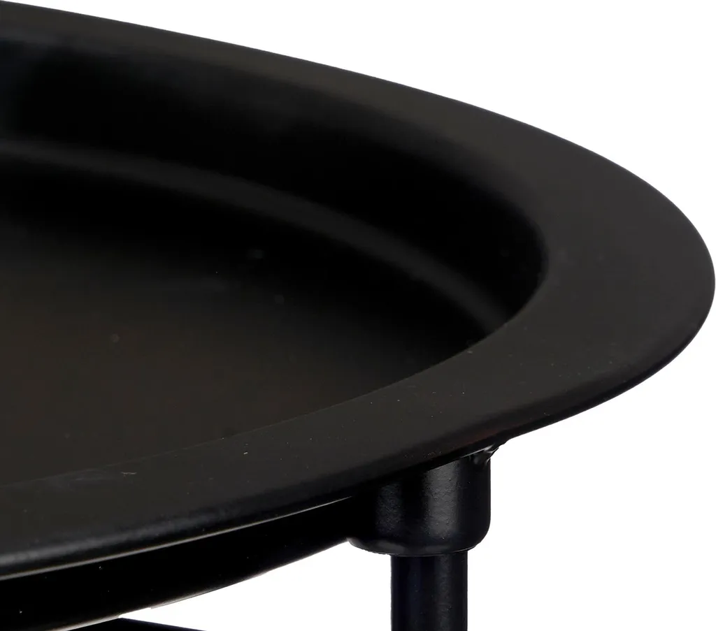 Table basse ronde MESA en métal Ø 47 cm - Meuble d'appoint robuste et chic