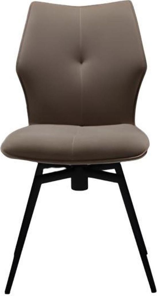 Stuhl Esszimmerstuhl Möbel Holz Moderner Braun Luxus Design Metallstuhl