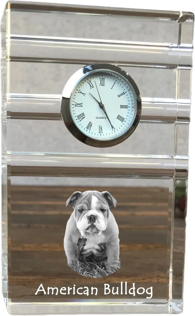 Art-Dog Orologio Cristallo American Bulldog - Ottica e Precisione