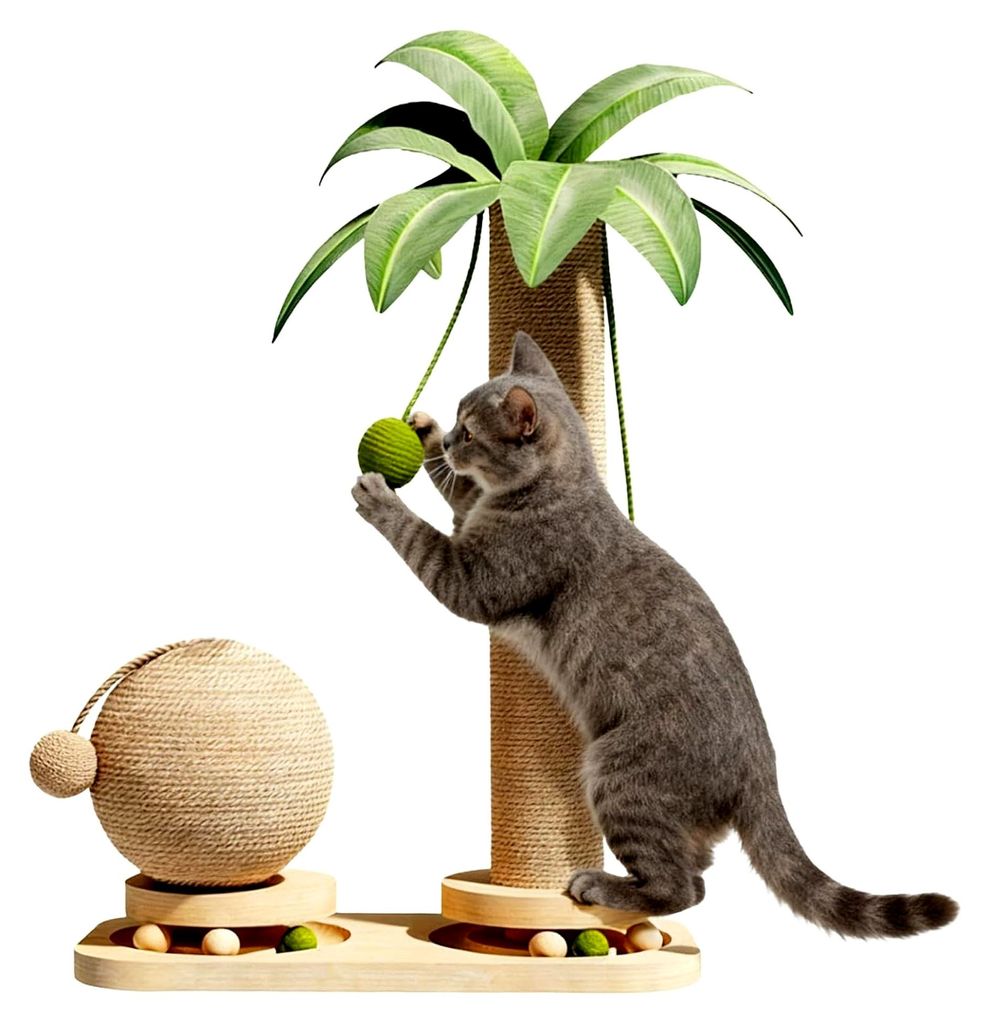 Katzenkletterturm – vertikaler Kratzbaum, Spielzeug für Kätzchen, Indoor-Aktivitätszentrum für Katzen, Spielzeug für Familie und Haustierlie...