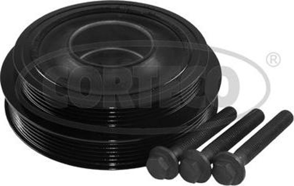 CORTECO 80004874 Riemenscheibensatz, Kurbelwelle OE 0515T1 kompatibel mit Jumper, Tourneo, Transit, Boxer