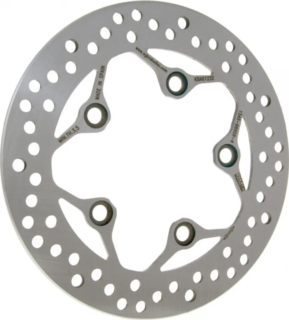 Disque de frein NG 1345 pour Kymco Like i 50 à 200cc - Ø 220mm 5 trous
