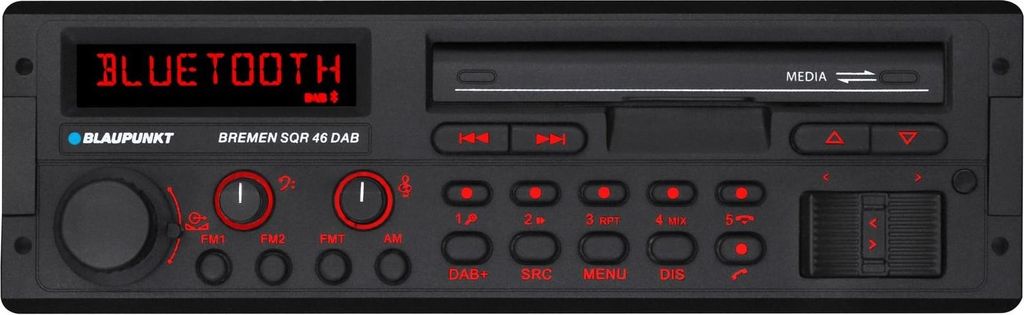 Radio samochodowe Blaupunkt SQR 46 DAB Radio 11x18x5,99 cm Zdjęcie produktu 