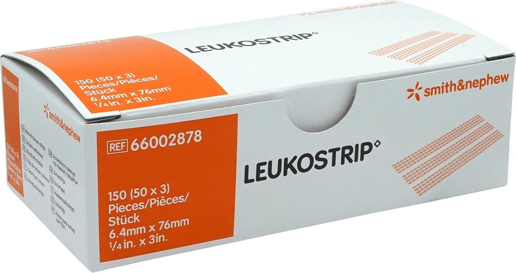 Leukostrip Suture Strips 6,4x76 mm Box 50X3 St Obrázek produktu 