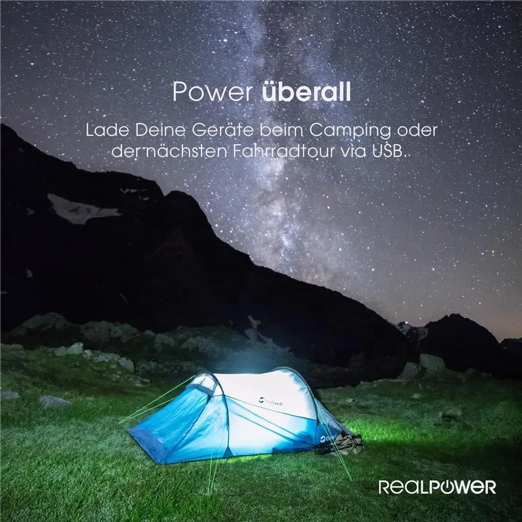 Powerbank 20000mAh Haute Capacité RealPower PB-20k PD avec Charge Rapide - 10