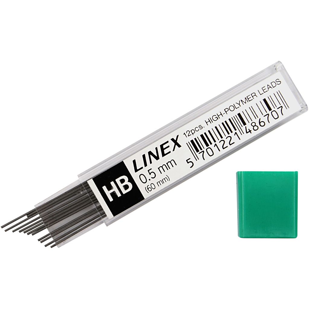 Creativ Company Bleistiftmine grau 0,5 mm 24x12 Stück