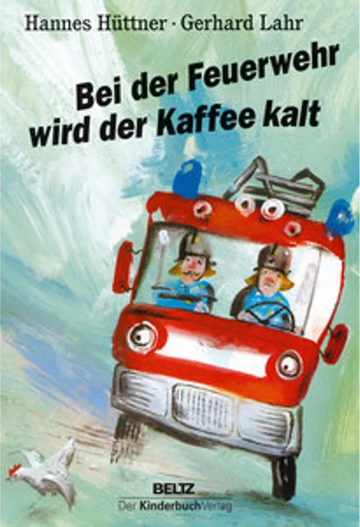Album jeunesse Bei der Feuerwehr wird der Kaffee kalt illustré pour enfant