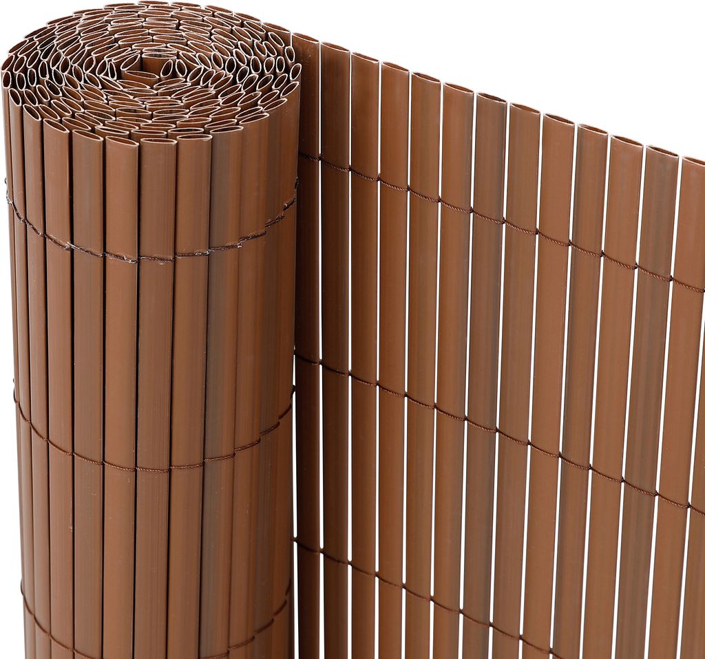 PVC Sichtschutzmatte 140 x 800 cm, braun