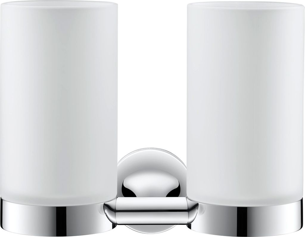 Duravit Starck T Zahnputzbecher, doppelt, Wandmontage, 0099481000