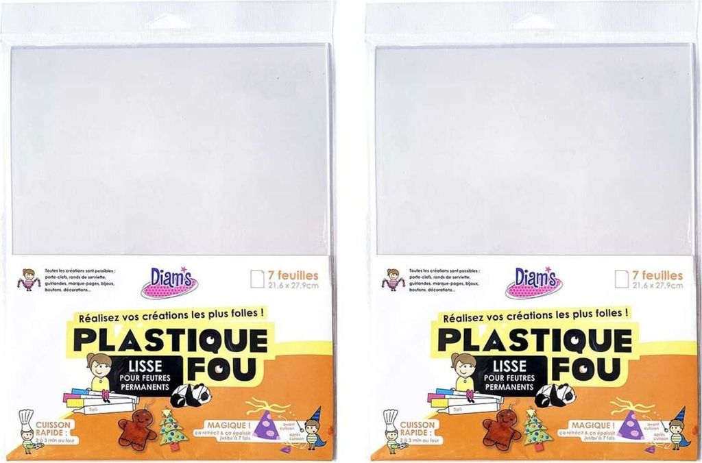 14 verrückte Plastikblätter - Kristall