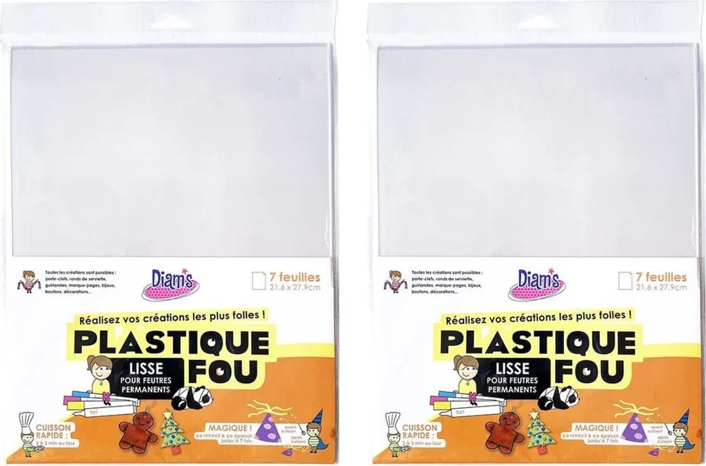 Plastique Dingue Cristal pour Création de Bijoux et Objets Déco - 14 Pièces