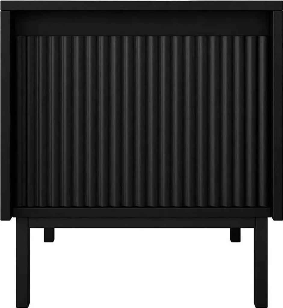 Table de chevet Girona Best Mobilier noire 45 cm - Design moderne chic