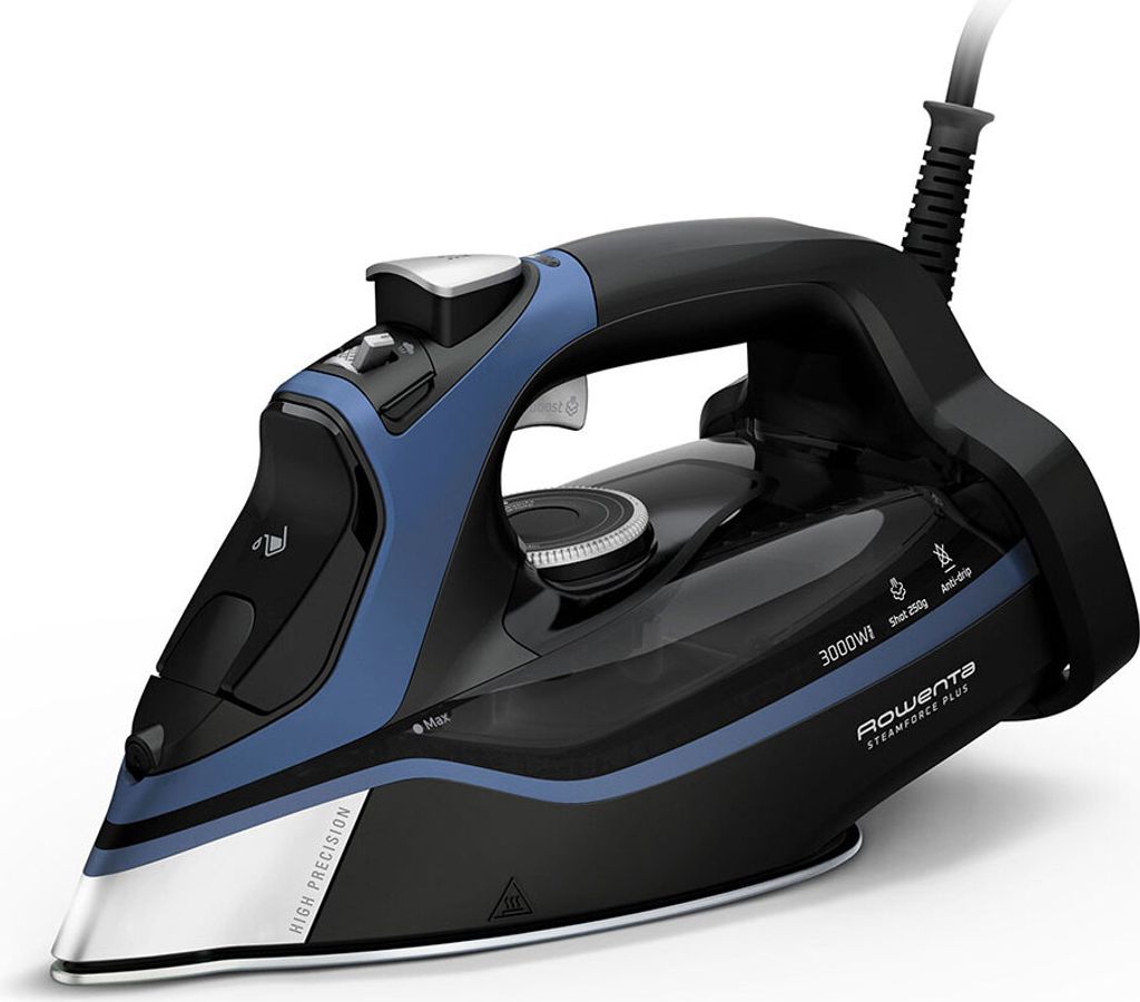 Rowenta DW9411D1 Dampfbügeleisen 3000W Schwarz und Blau