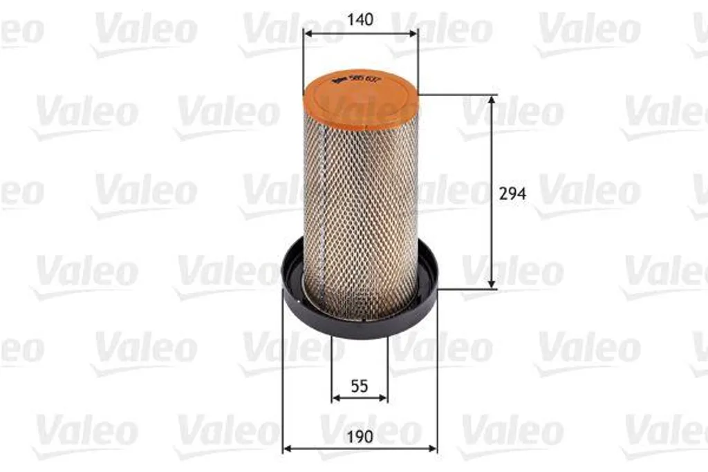 Filtre à air VALEO 585637 haute protection pour moteur Peugeot J5