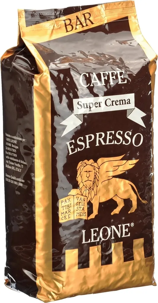 Café en grains Bosch Leone-Supercrema 1kg 00461642 pour Machine Espresso