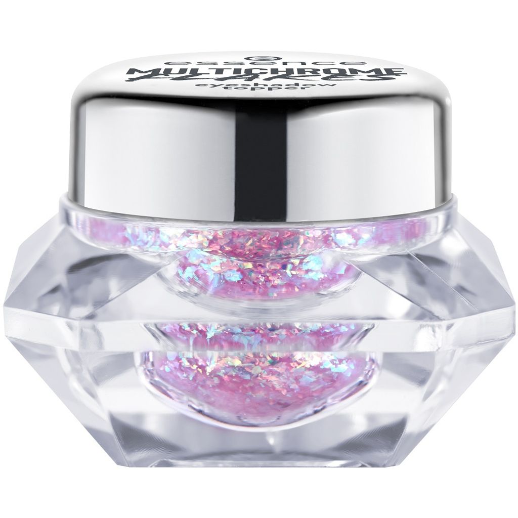 Essence MULTICHROME FLAKES eyeshadow topper, Flüssigkeit, Glitter, Pink, Cosmic feelings, Glitter, 2 g