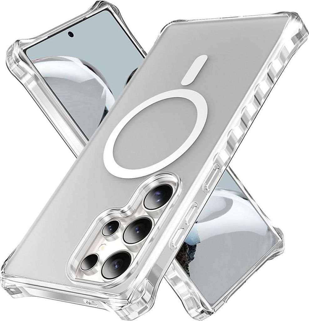 Samsung Galaxy S26 Ultra Hülle - Coverup ShockProof TPU Back Cover - MagSafe Compatible - Transparent