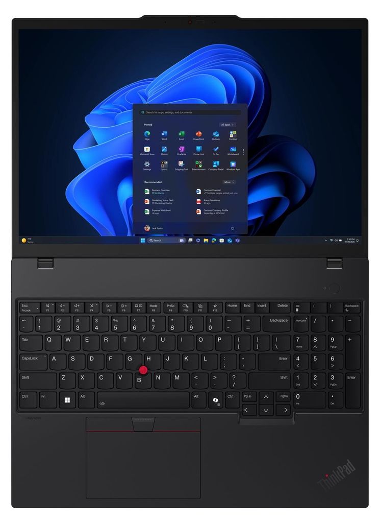 Lenovo ThinkPad T16 - Notebook 16" - Core Ultra 7 5,2 GHz Immagine del prodotto 