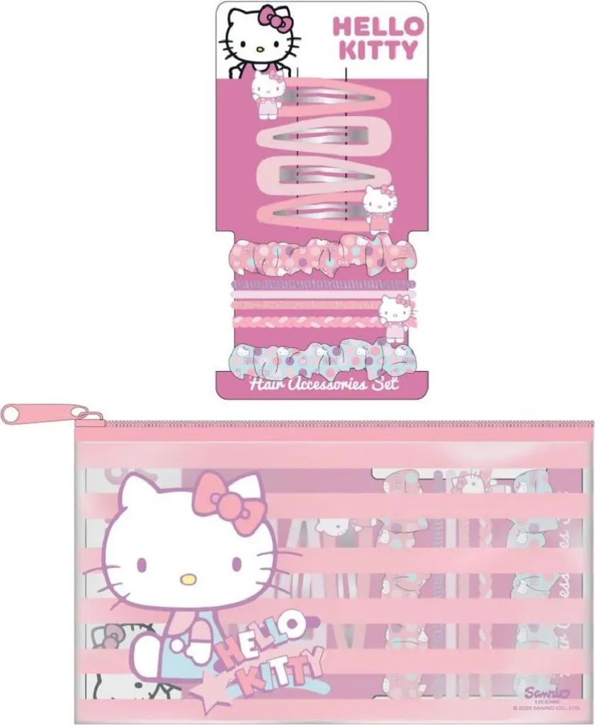 Hello Kitty Set Bellezza Rosa Cerda Group per Bambine - Regalo Originale