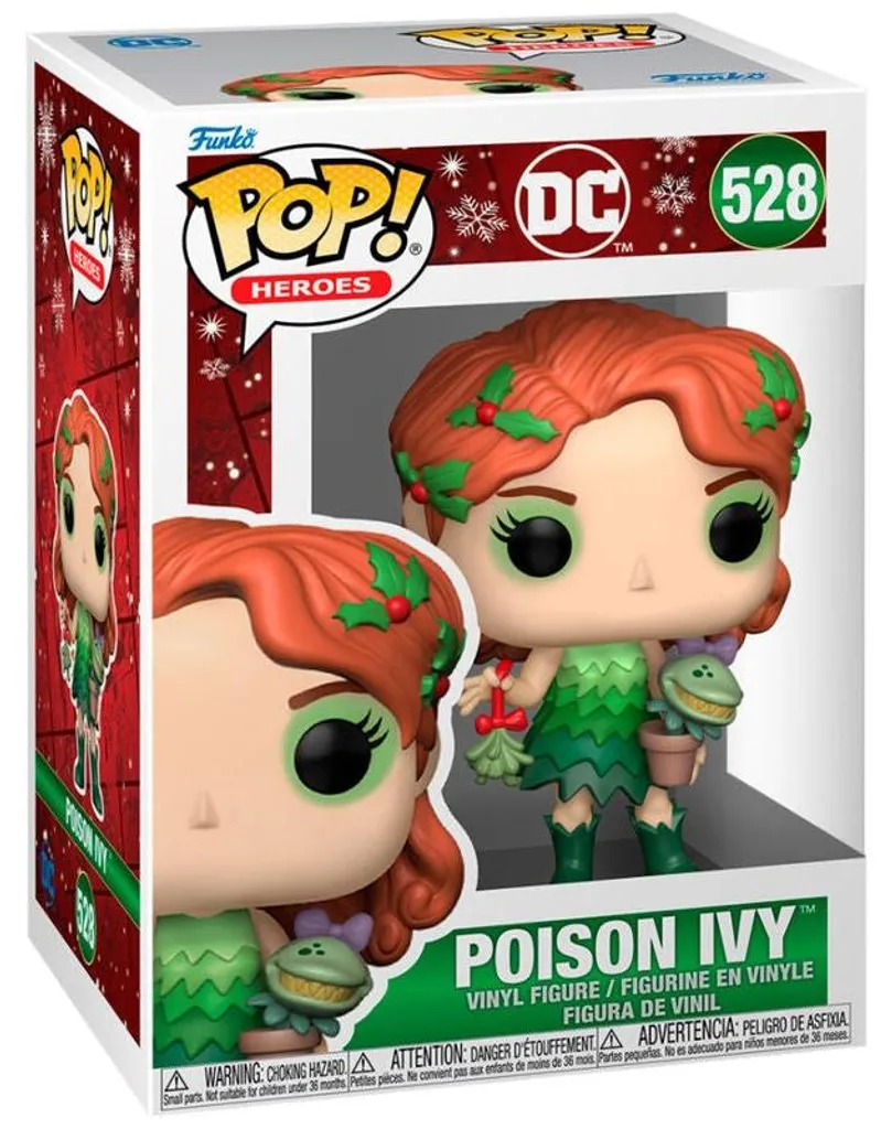Statuette de Collection Poison Ivy Holiday DC Comics - Jouet Déco 18cm