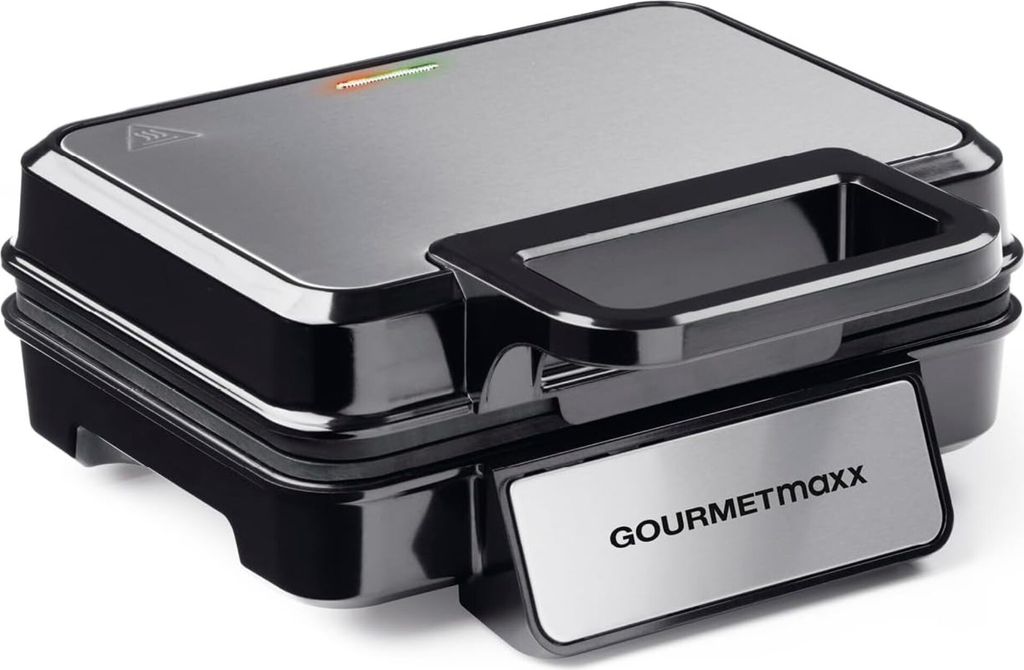 GOURMETmaxx Waffeleisen für 2 Belgische Waffeln Produktbild 1
