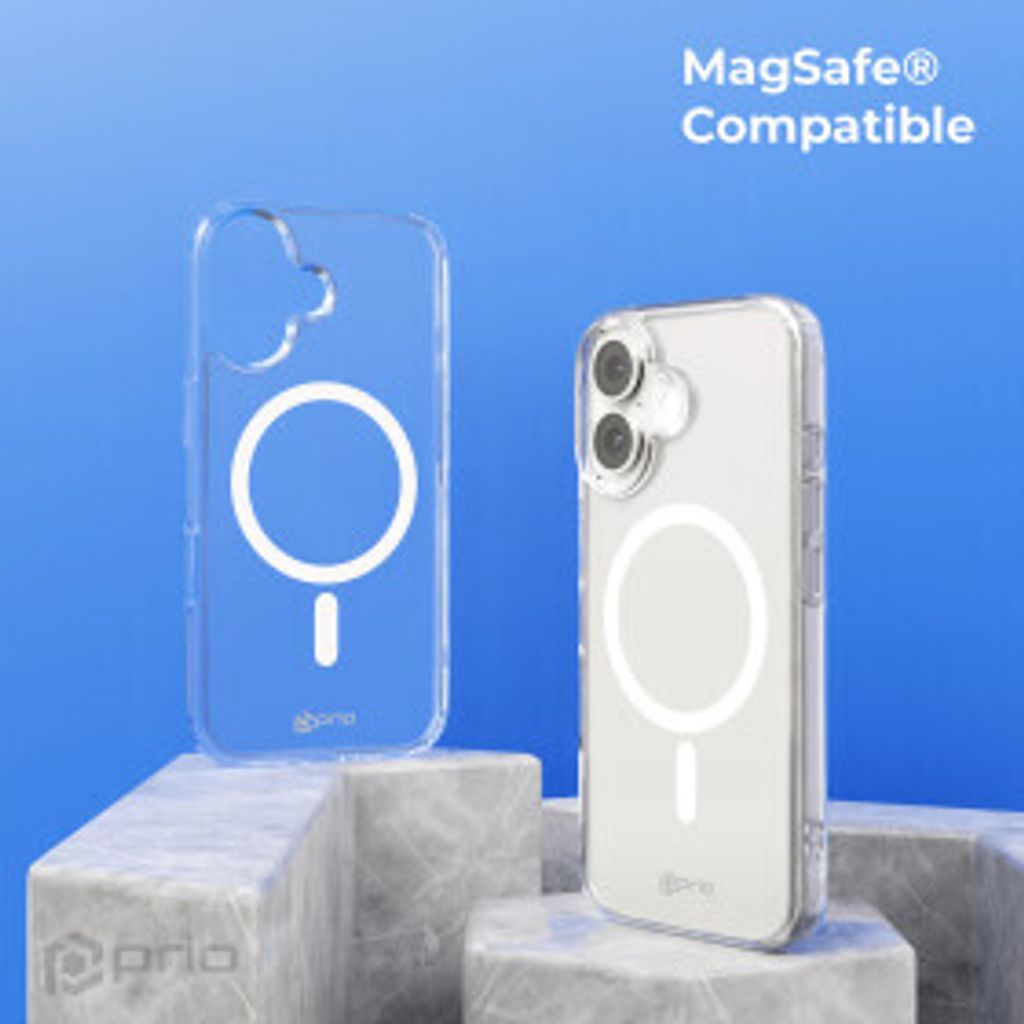 prio Protective Case MAG fr iPhone 16 Plus (6,7 Zoll) klar