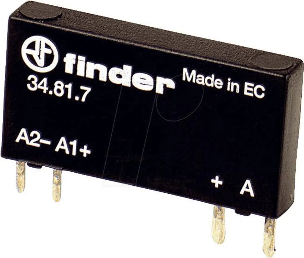 Relais statique Finder 34.81.7.005.8240 - 1 contact NO 2A 5VDC 240VAC