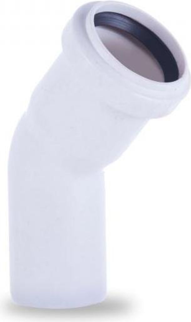 PVC, codo de 32/45 grados, para aguas residuales interiores Imagen del producto 