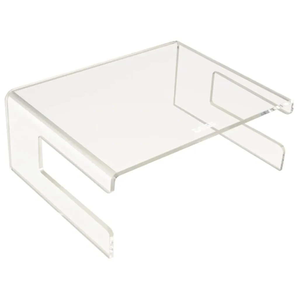 Support écran en acrylique transparent rigide avec plateau de 30,5 cm