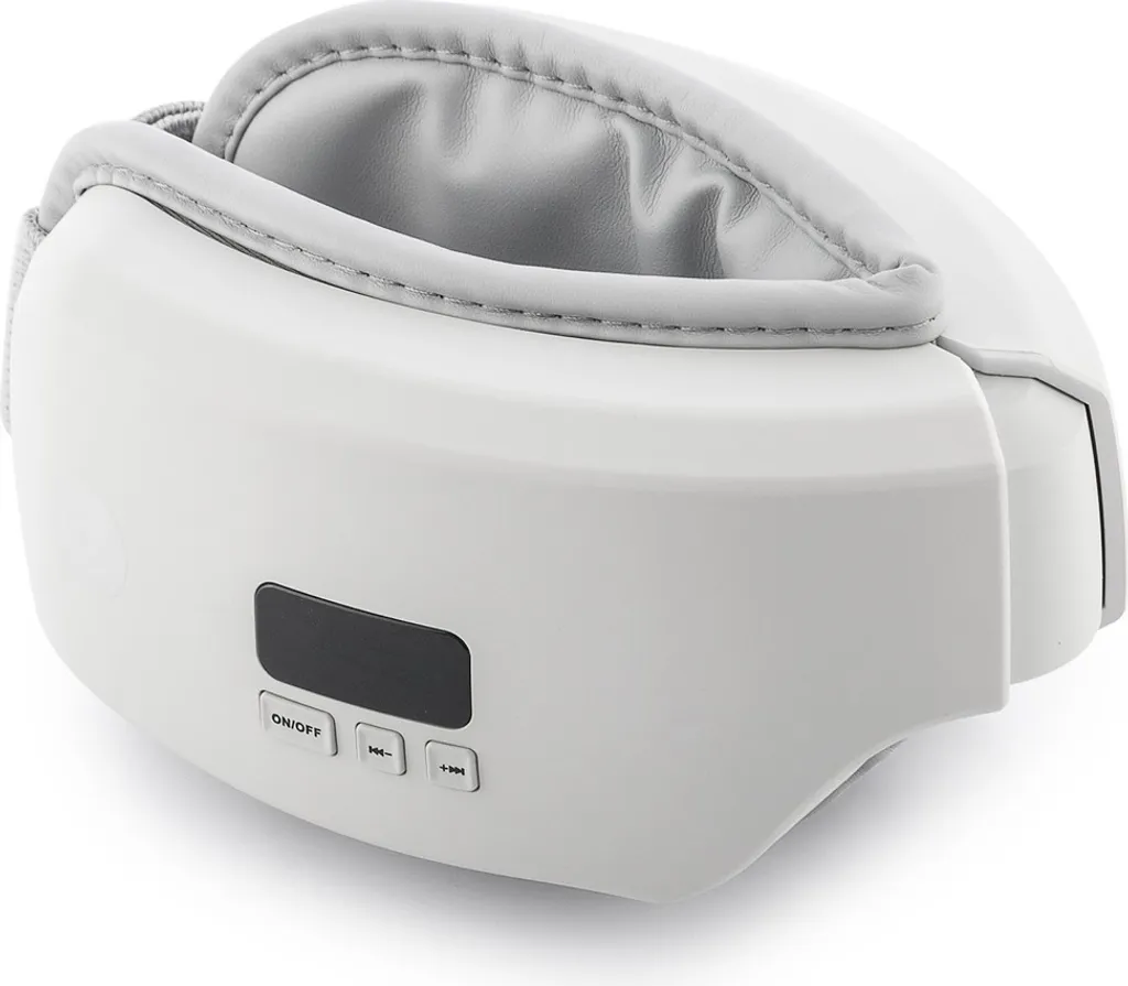 Masque de Massage Oculaire Chauffant - Appareil de Relaxation Bluetooth