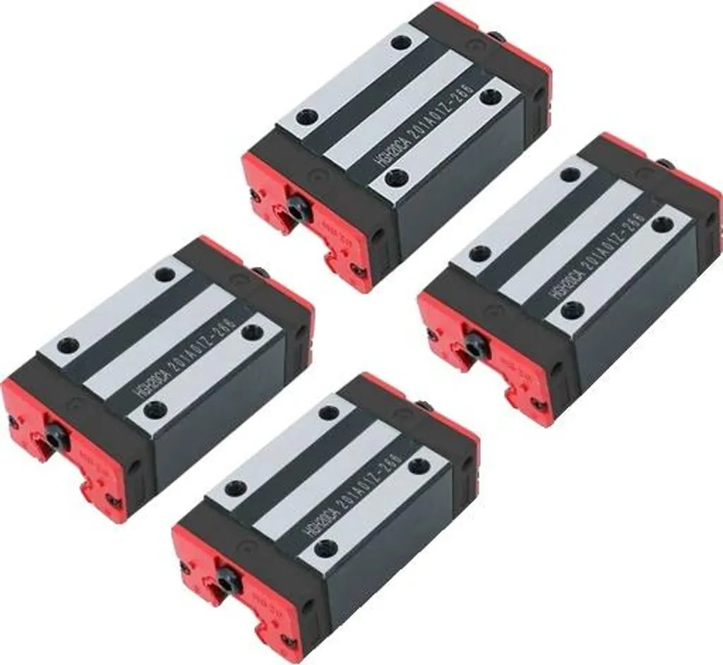 Rail linéaire 20mm HGH20CA robuste en acier avec chariot à haute charge
