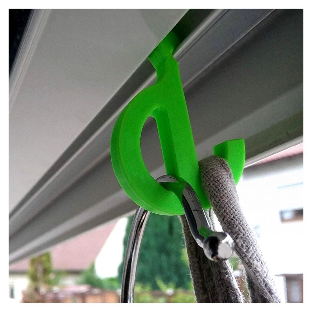 Set Haken Öse Kederöse für Kederschiene an Caravan, Wohnmobil, Camping (Öse mit Haken klein für Kederschiene 7mm, Neon Grün, 8)