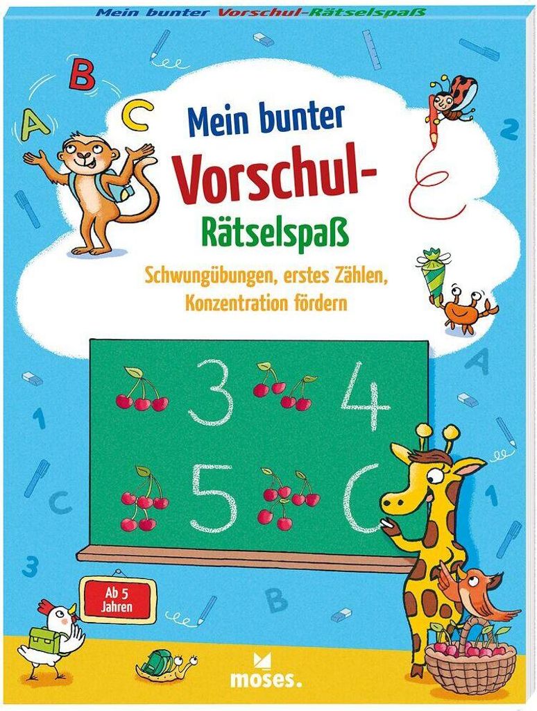 Mein bunter Vorschul-Rätselspaß