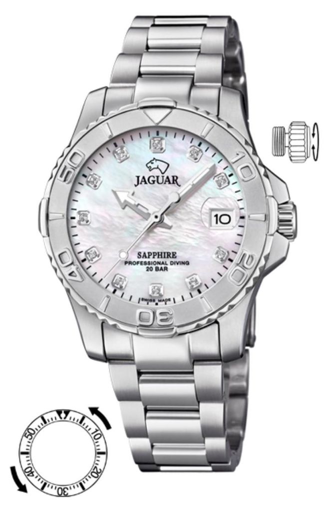 Jaguar Damen Uhr Woman Collection J870/1 Edelstahl Armband Produktbild 