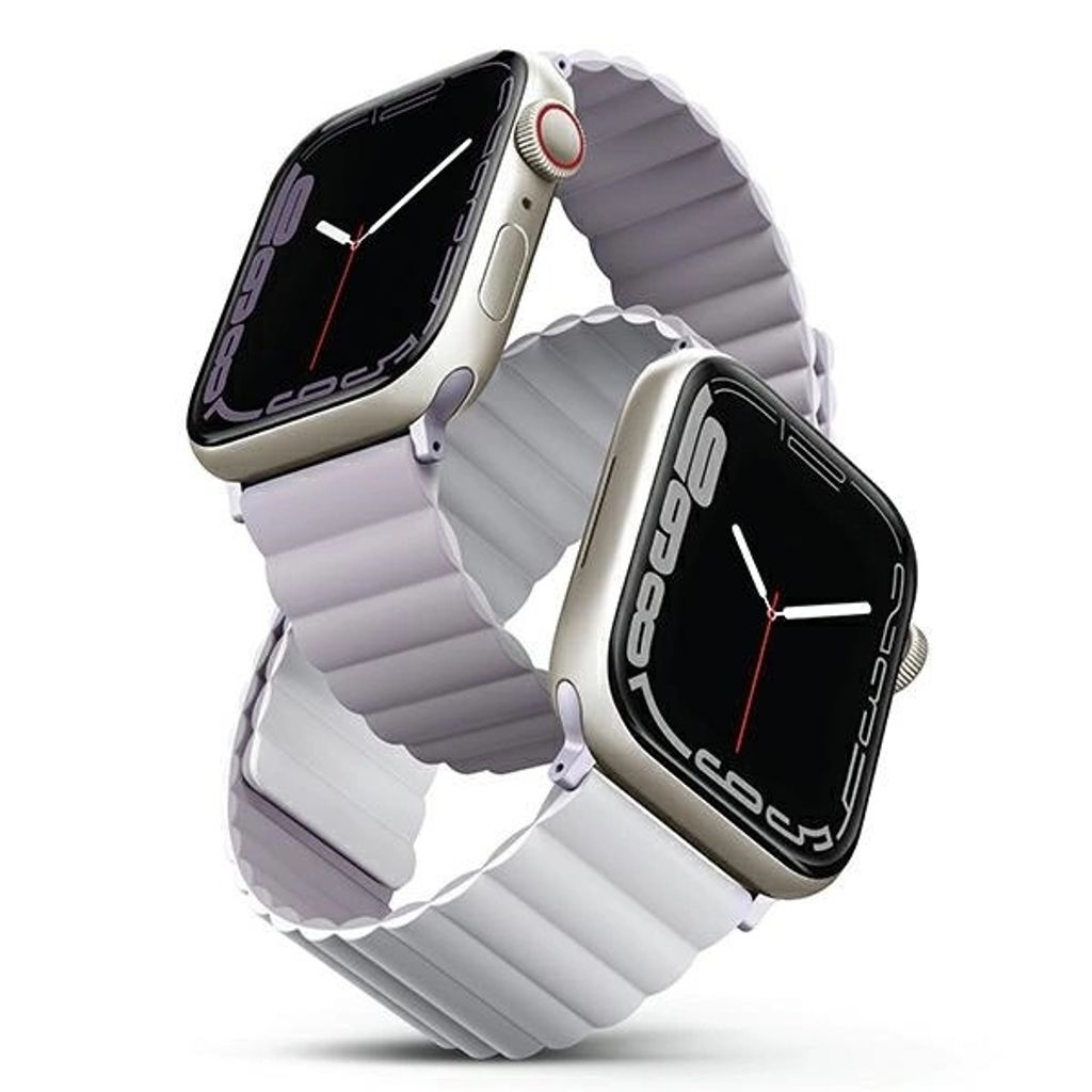 Uniq Revix Magnetarmband Apple Watch Lila-Weiß Produktbild 
