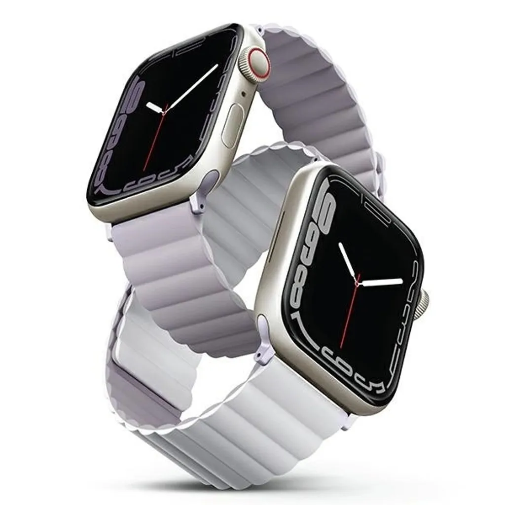 Cinturino Uniq Revix Apple Watch 38/40/41mm | Magnetico Lilla Bianco
