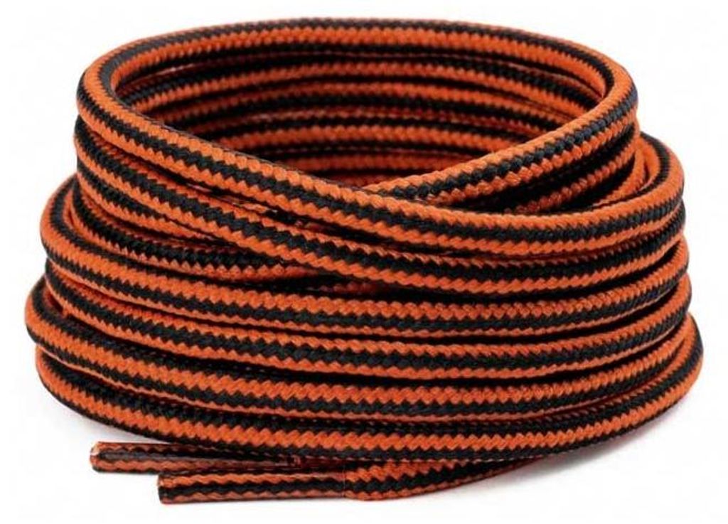 schnuersenkel wanderschuhe arbeitsschuhe orange schwarz