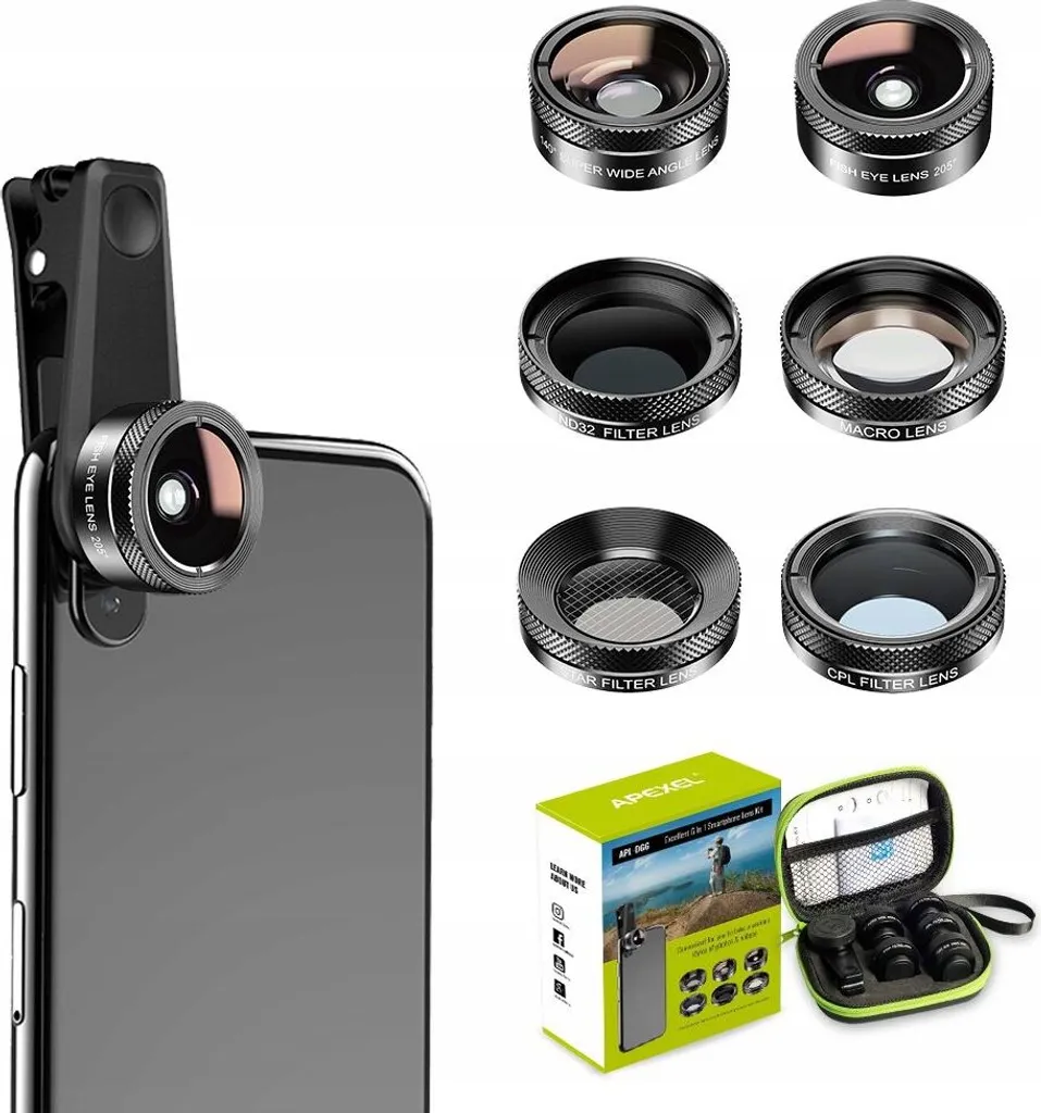 Améliorez vos Photos Smartphone avec le Kit 6-en-1 Macro et Filtre CPL