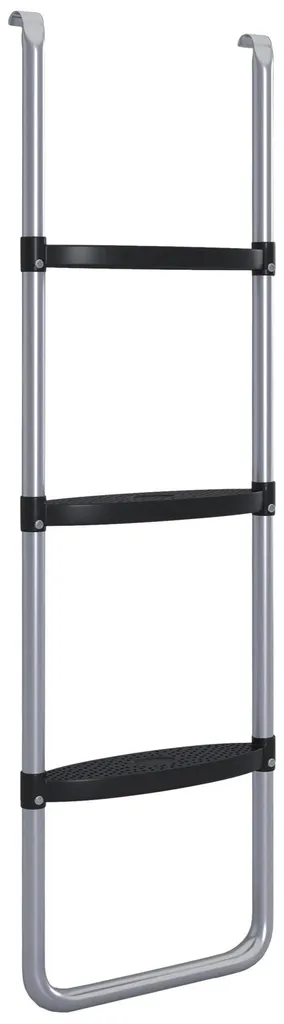 Échelle pour trampoline de jardin 110 cm acier gris clair accès enfant