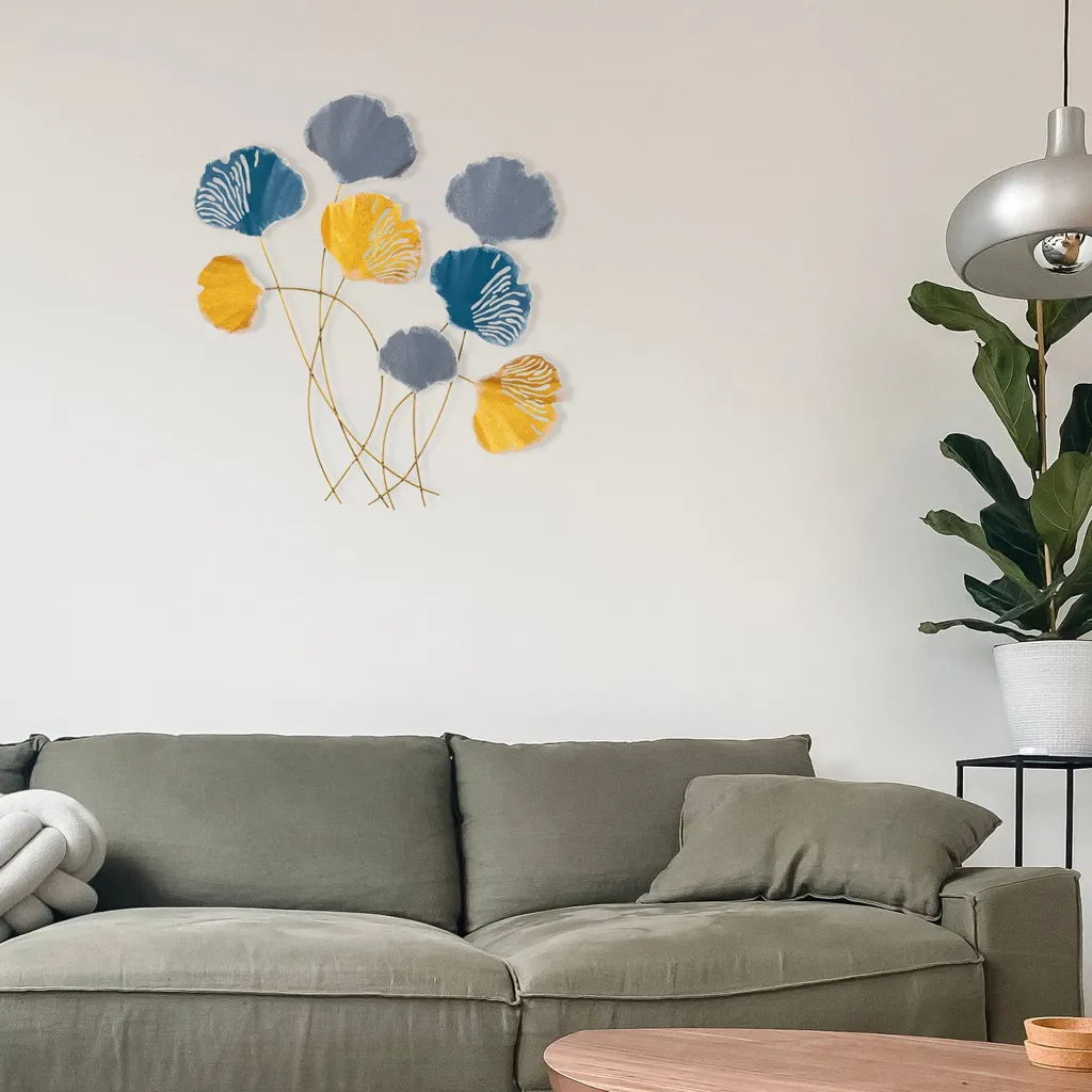 Wallity Vuzuh Decorazione Parete Metallo Multicolore 76x70cm | Offerta