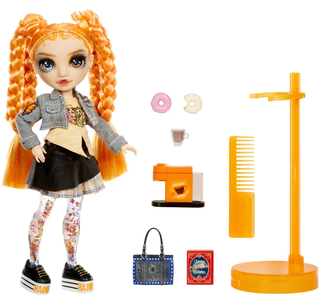 Rainbow High Clémentine Sparkle & Shine : Poupée Durable et de Qualité