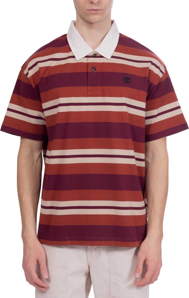 TIMBERLAND - Gestreiftes Rugby-Poloshirt für Herren - Größe M