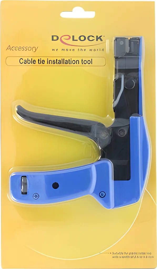 DELOCK Pince à colliers de serrage pour 2,4-4,8mm bleu et noir 86101