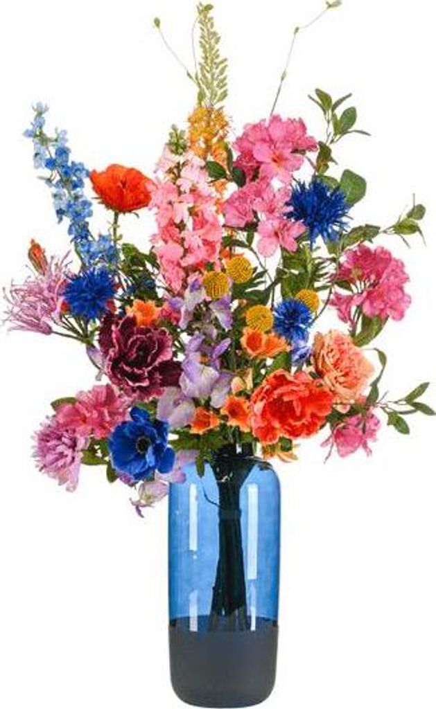 Künstlicher Blumenstrauß Luxury Glam – XL Kunstblumen Bouquet – 90cm hoch – Pflegeleichte Deko – Realistischer Look – Eleganter XL-Stra...
