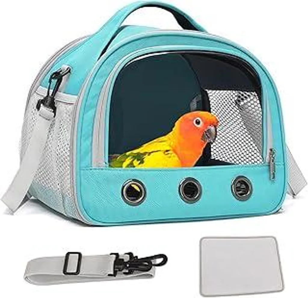 Trasportino Gatti e Conigli 30x27x21 | Borsa a Tracolla Animali Piccoli